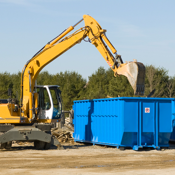 are there any restrictions on where a residential dumpster can be placed in Mc Dermott OH